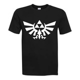 Polera En B&n Zelda Para Hombre Ll