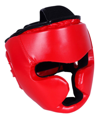 Casco De Boxeo Protector Facial De Entrenamiento Rojo De S