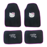 Kit 4 Tapetes Hello Kitty Rosa Vw Jetta Clasico Sport 2012