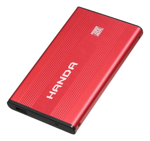 Carry Carrier Disk Sata Case Disco Rigido 2.5 + Usb Doble Rojo