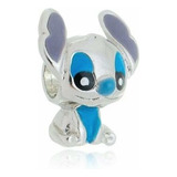 Berloque Separador Stitch Linha Baby Banhado À Prata