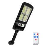 Lampara Solar Reflector Luz Led Jardin Exterior Pared Sensor