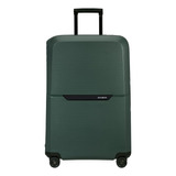 Mala Média Magnum Eco Samsonite Polipropileno Verde Lisa