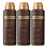 Kit Uomini: Desodorante Antitranspirante Aerossol 3x125ml