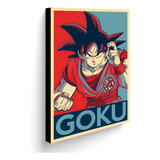 Cuadro Decorativo 50x30 Cms Goku 7