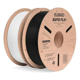 Filamento Elegoo Pla Plus 1.75mm Negro Y Blanco 2kg, Precisi