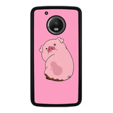 Funda Protector Para Motorola Moto Cerdito Cerdo Rosita