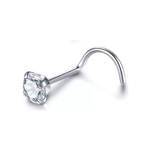 Piercing Nariz Zirconia Acero 316l Mirame