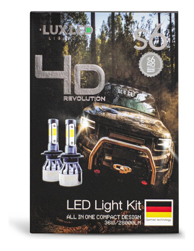 Kit Focos Led S6-4d 4 Caras Tecnologa Alemana Auto Moto  Foto 4