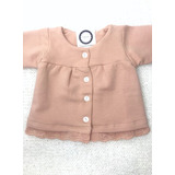 Saco De Bebe Con Frisa Y Puntilla