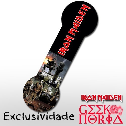 Marcador Magnético Personalizado Discografia Iron Maiden