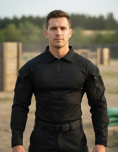 Kit De 2 Playeras Rápidas Tácticas De Combate
