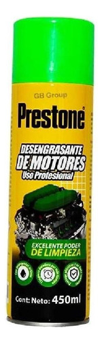 Desengrasante De Motores Uso Profesional 450ml Prestone Color Verde