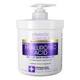 Advanced Clinicals - Crema Con Ácido Hialurónico, Loción.