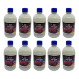 10x Cera Liquida Carnaúba Produto Brilho Carro Pintura 500ml