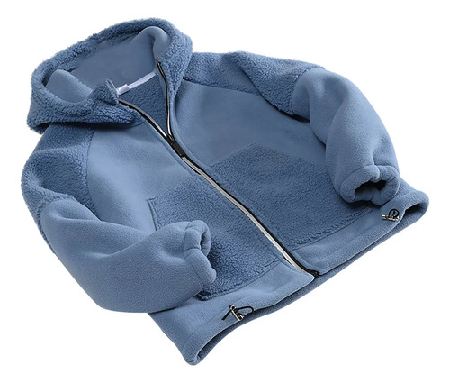 Chaqueta Infantil Gruesa De Algodón, Forro Polar, Talla Medi