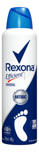 Desodorante Rexona Efficient Aerosol Para Pies 88g Original