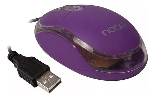 Mouse Mini Optico Usb Noganet Luminoso 800dpi Ramos Mejia 