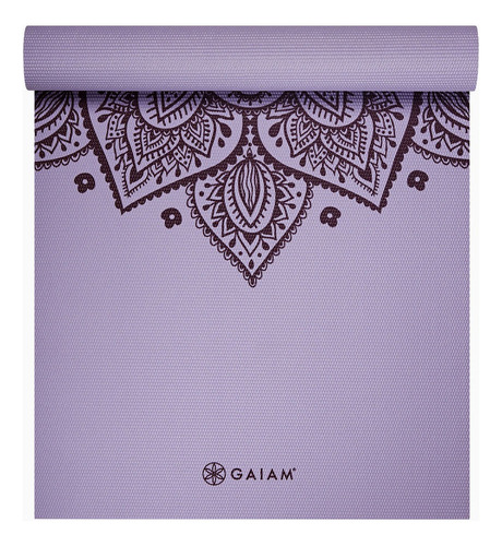 Mat Yoga 5mm Colchoneta Mats Gaiam N°1 Usa Ecológico- El Rey Color Lilac Sundial