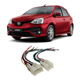 Chicote Adaptador Toyota Etios 2012 A 2020 Rádio Dvd Cd Som