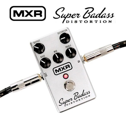 Pedal De Efeito De Distorção Dunlop M75 Mxr Super Badass