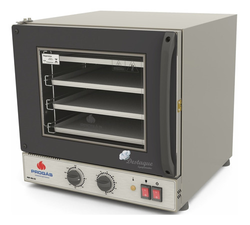 Forno Fast Oven Progas Prp004 - Forno Elétrico 4 Esteiras Pr