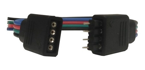 Conector De 4 Pines Cable Macho Y Hembra Para Tiras Led Rgb