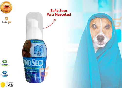 Baño Seco Especial Para Perros Maquina Peluqueria Canina