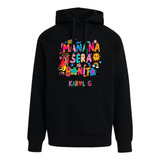 Karol G - Buzo Negro Hoodie Moda - Aesthetic Urbano Pop Dtf