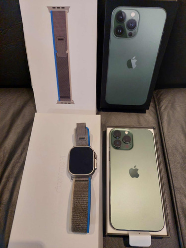 iPhone 13 Pro Max Verde + Apple Watch Ultra