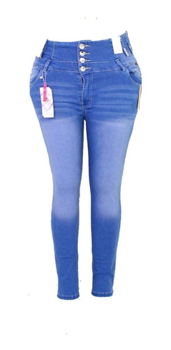 Jeans Colombiano Pantalón Talla Extra Curvy Plus 38 A 48