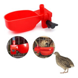 Kit 15 Bebedouro Automático Concha Copinho Codornas Aves