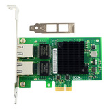 Escritorio Pci-e X1 Rj45 De Doble Puerto Gigabit Ethernet I3