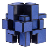 Cubo Mágico Mirror Azul Blue Colección Espejo