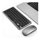 Combo Mini Teclado Y Mouse Recargable Bluetooth 5.0/3.0/2,4g