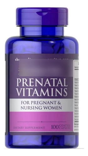 Prenatal Vitamins (100 Caps) Pregnant - Puritans Pride