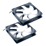 2x Fan 120mm Alto Desempenho P/ Water Cooler 2000rpm 68.4cfm