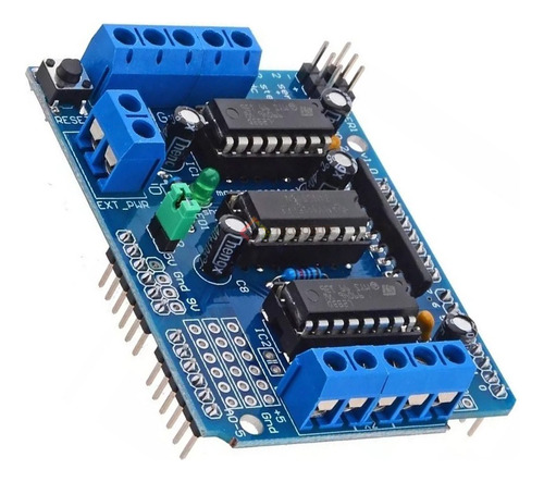 Motor Shield Driver L293d Puente H Pap Dc Servo Arduino L293