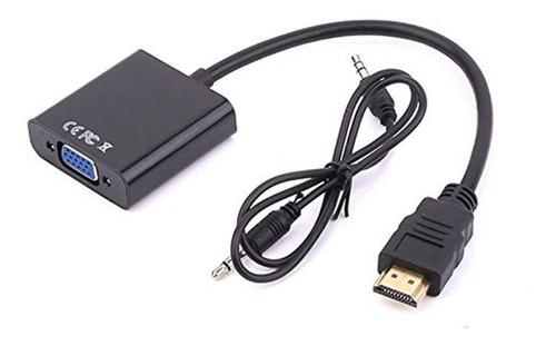 Cable Convertidor De Hdmi A Vga Con Audio Pasivo A U D I O