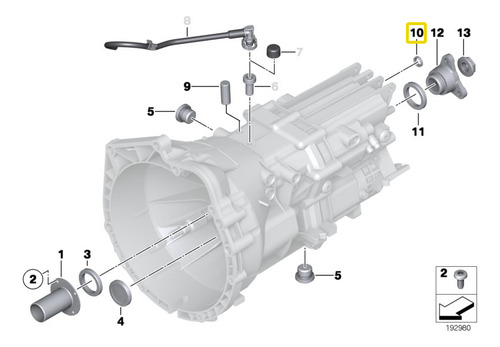 Reten Caja Cambios Manual Para Bmw Z3 E36 3.0i M54 Foto 2