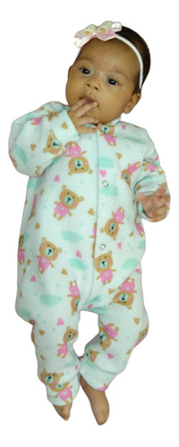 Macacões Soft 5 Pçs Roupa Quente Bebê Inverno Frio Pijama