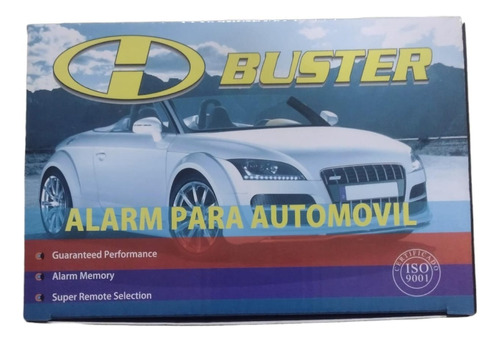 Auto Alarma Buster Control Tapa Con Sirena 12v 15w