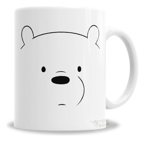 Taza De Cerámica Los Osos Escandalosos Oso Polar - En Caja