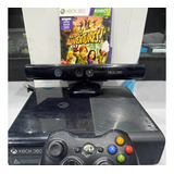 Console Microsoft Xbox 360 + Kinect (completo Com Jogo)