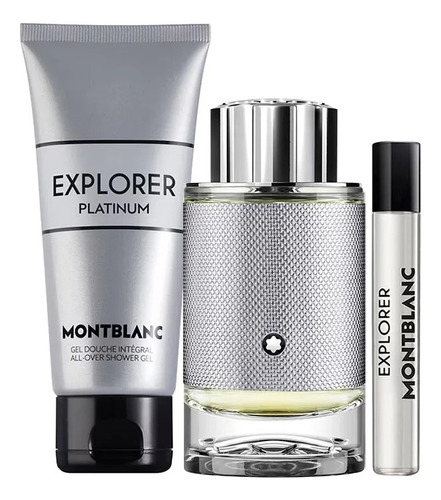 Set Montblanc Explorer Platinum 3 Piezas