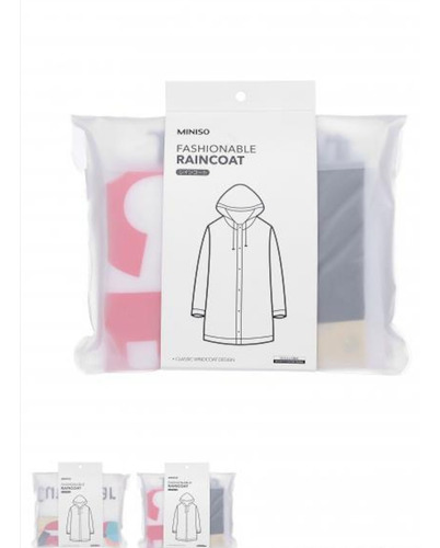 Impermeable Para Adulto 110* 65 Cm Miniso