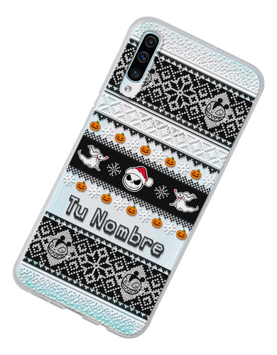 Funda Para Galaxy Extraño Mundo Jack Sweater Navidad Nombre