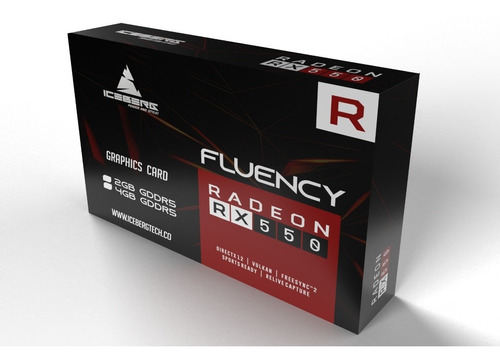 Tarjeta Grafica Iceberg Rx 550 4gb Gddr5 Radeon  Fluency