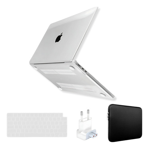 Capa Para Macbook Air 13.6 A2681 M2 +plug +bag +capa Teclado