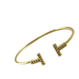 Pulsera Esclava Lidia Enchapado Oro 18k